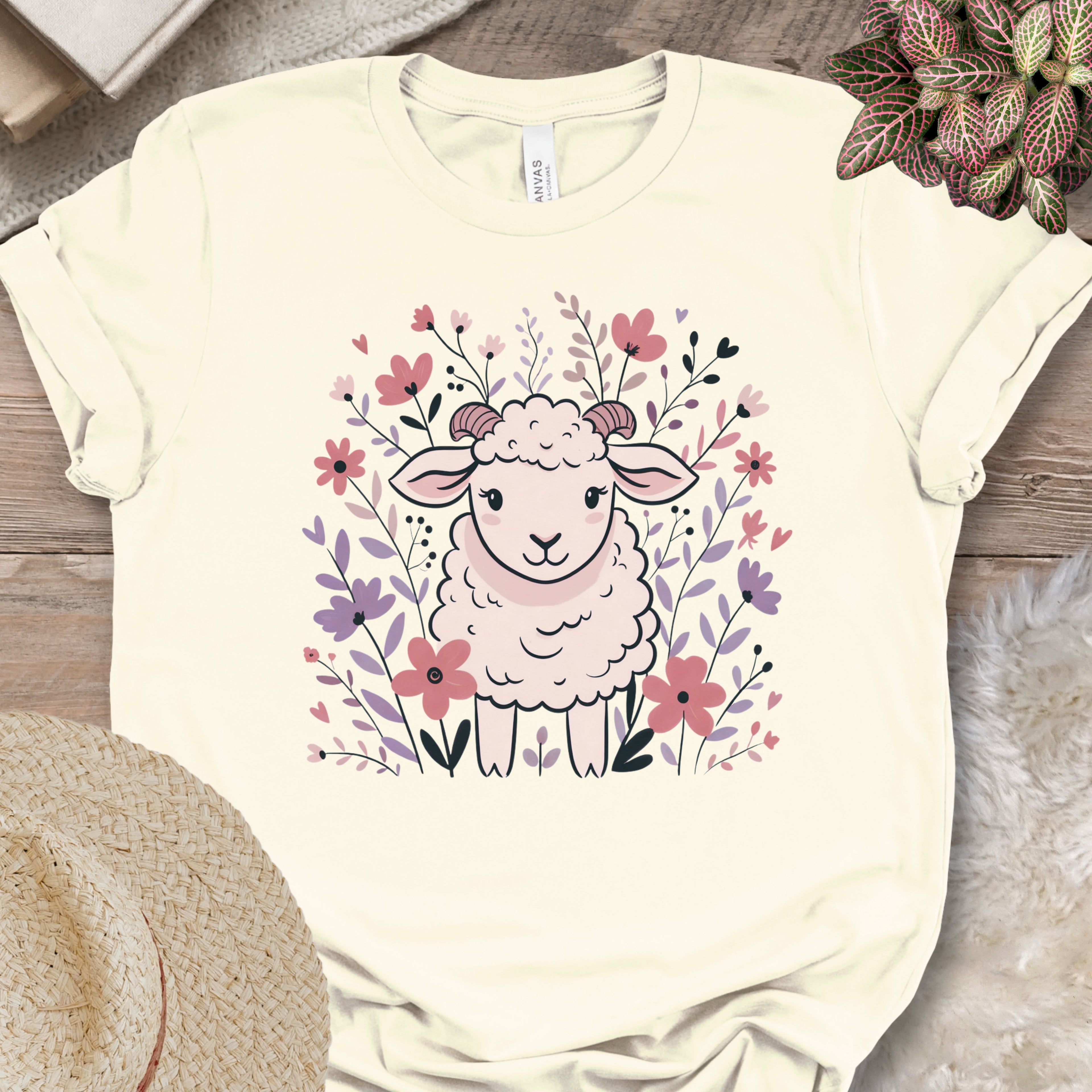 Floral Sheep Cottagecore Shirt