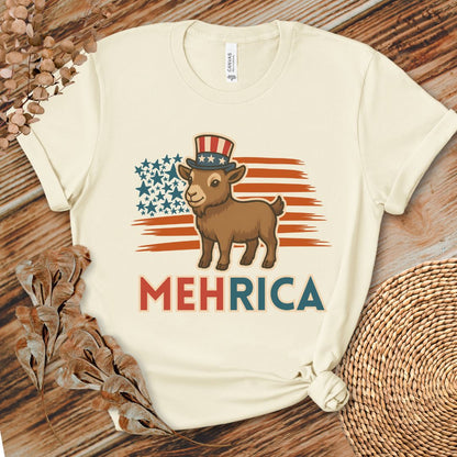 MehRica Patriotic Goat Tee