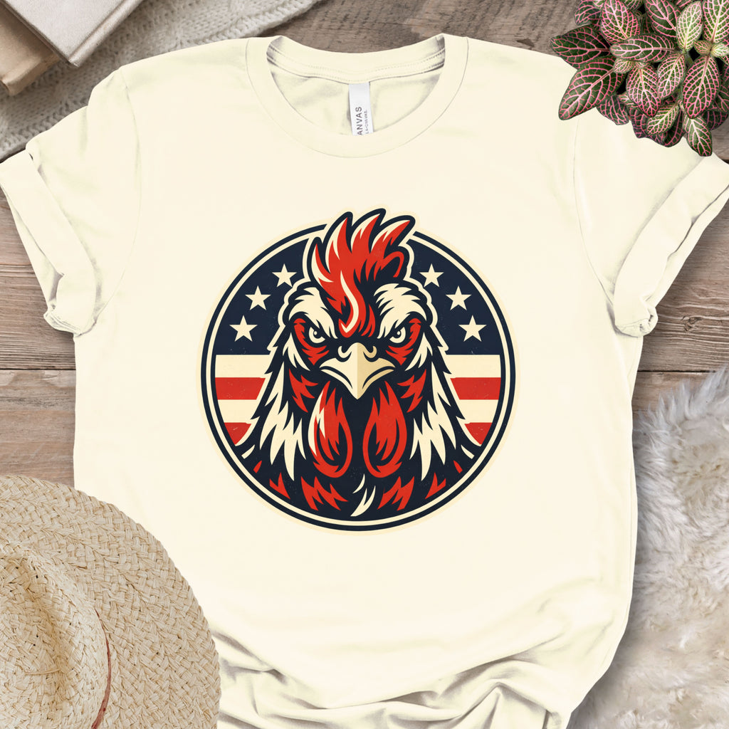 Patriotic Rooster Americana T-Shirt