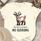 No Kidding Goat Tee