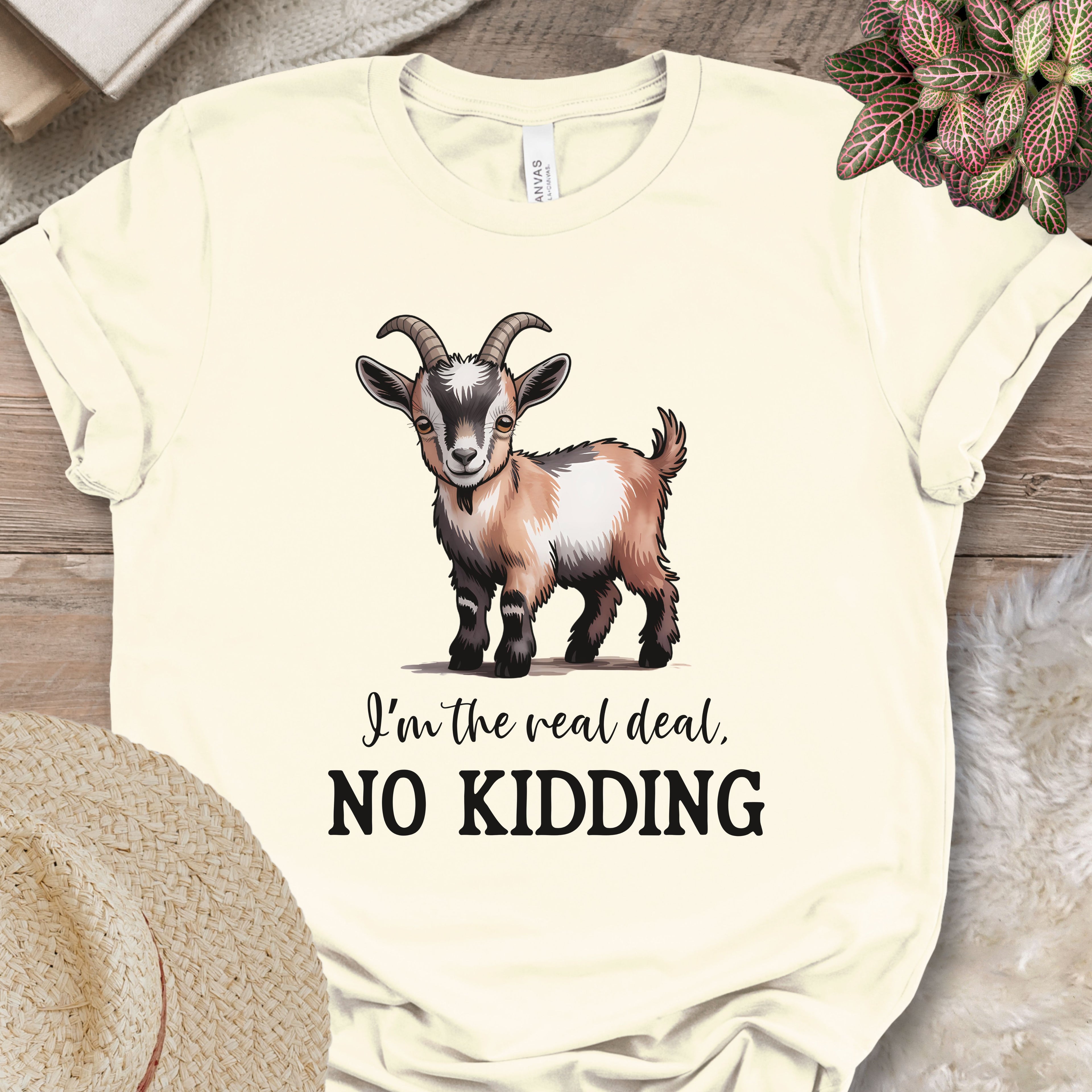 No Kidding Goat Tee