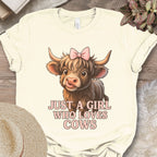 Just a Girl Who Loves Cows Tee