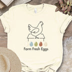 Farm Fresh Eggs Chicken Tee