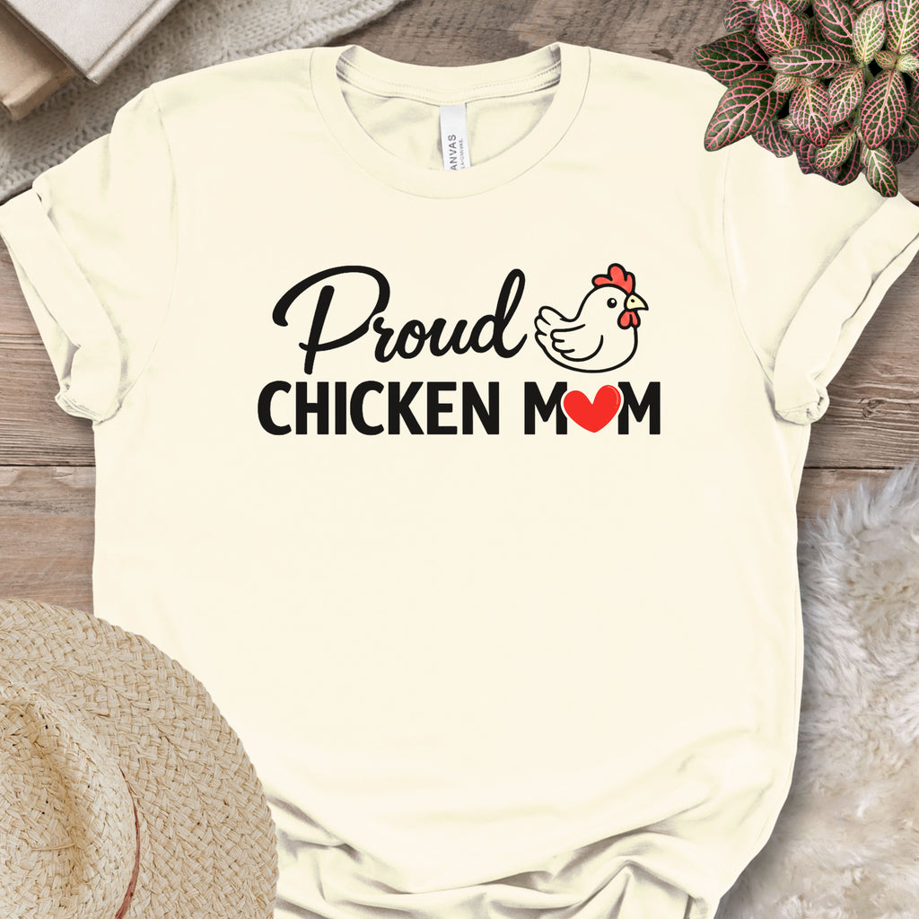 Proud Backyard Hen Mom Tee