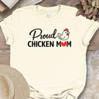 Proud Backyard Hen Mom Tee