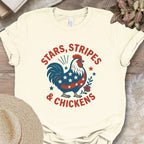 Stars Stripes Chickens Shirt