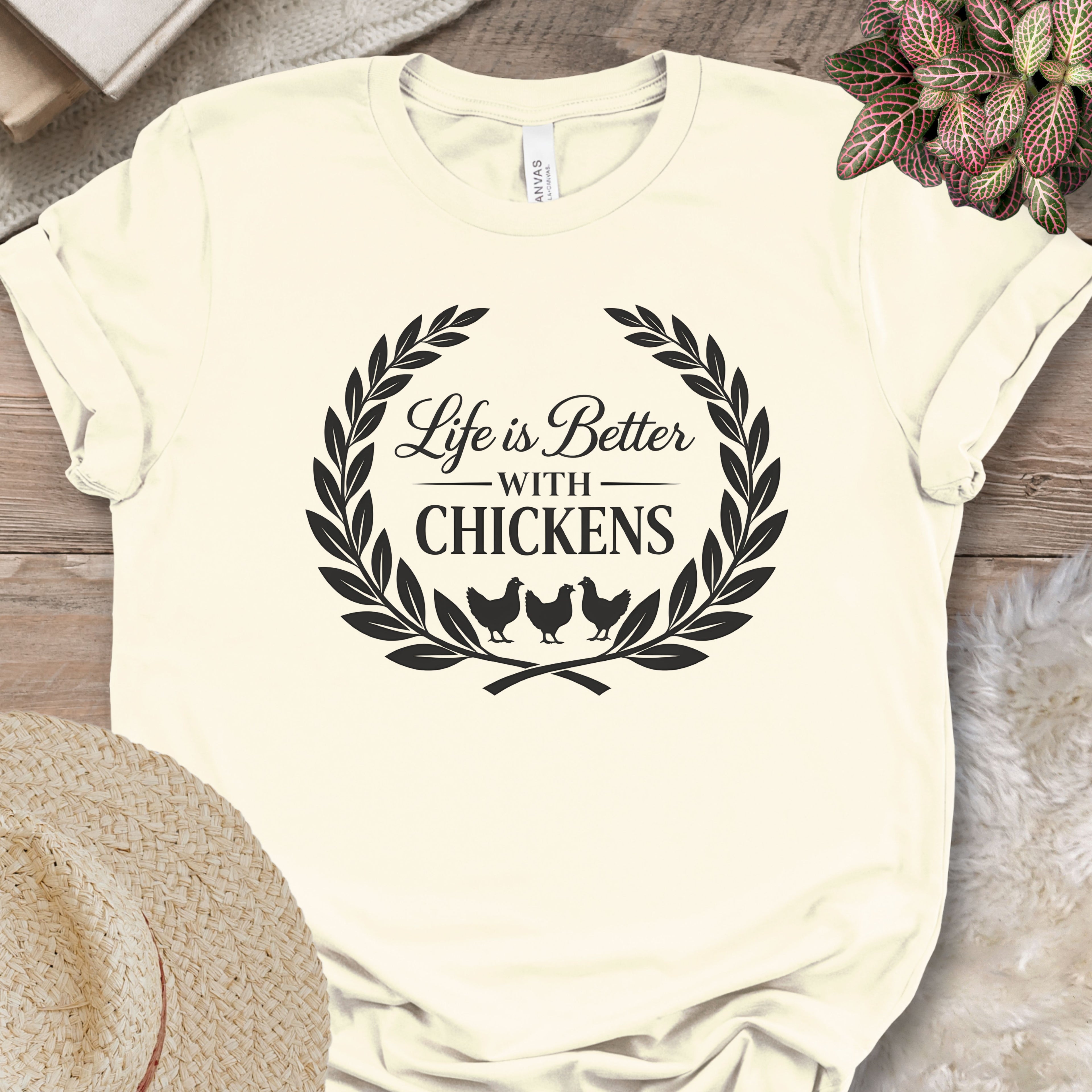 Rustic Poultry Lifestyle Crest T-Shirt