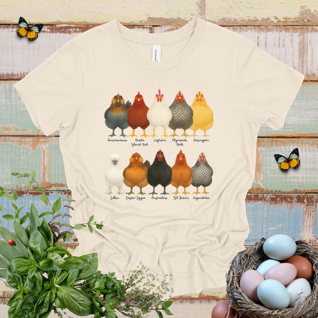 Fancy Chicken Breeds Kids T-Shirt
