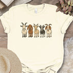 Cute Cartoon Goats Farm Shirt
