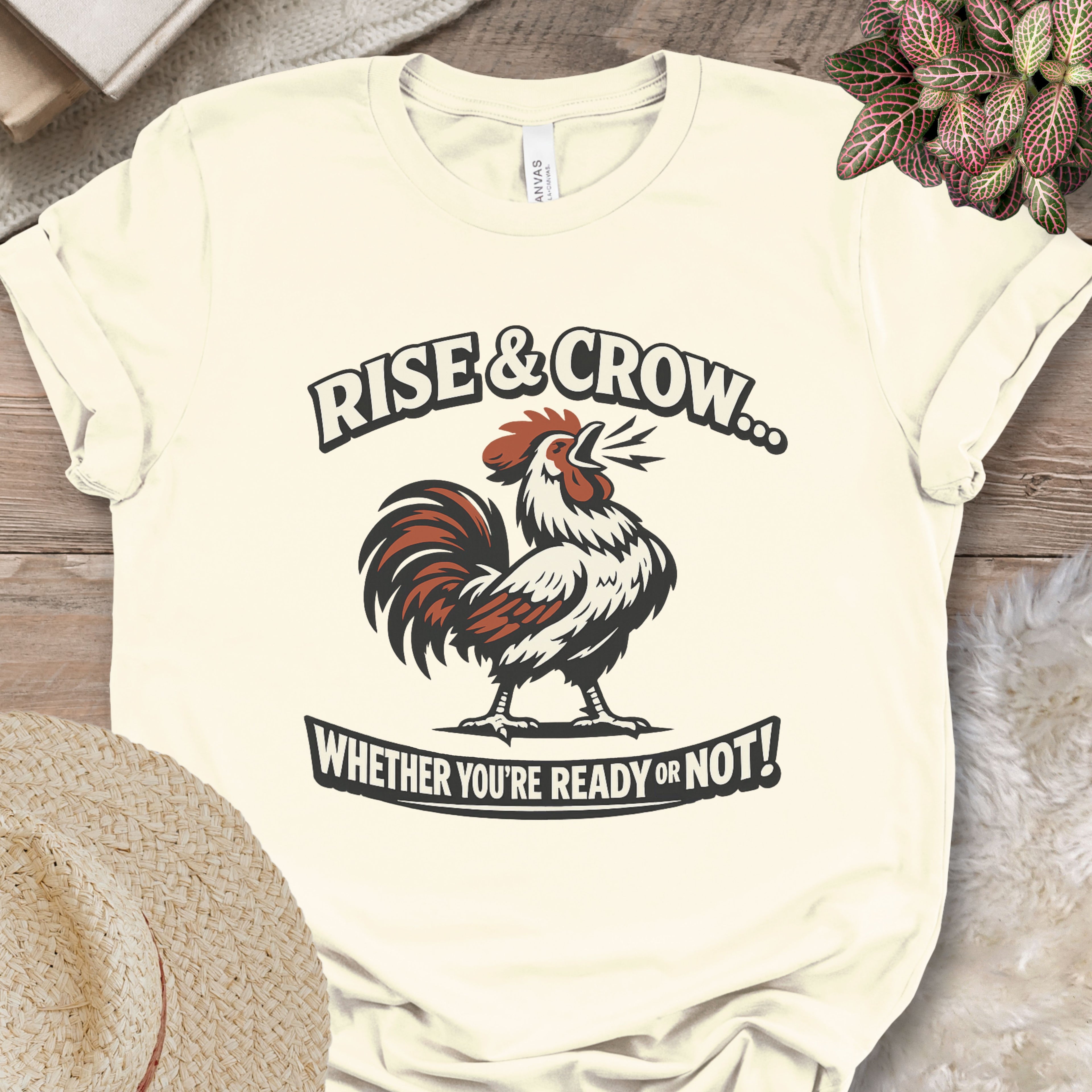 Vintage Rooster Morning Farm Shirt