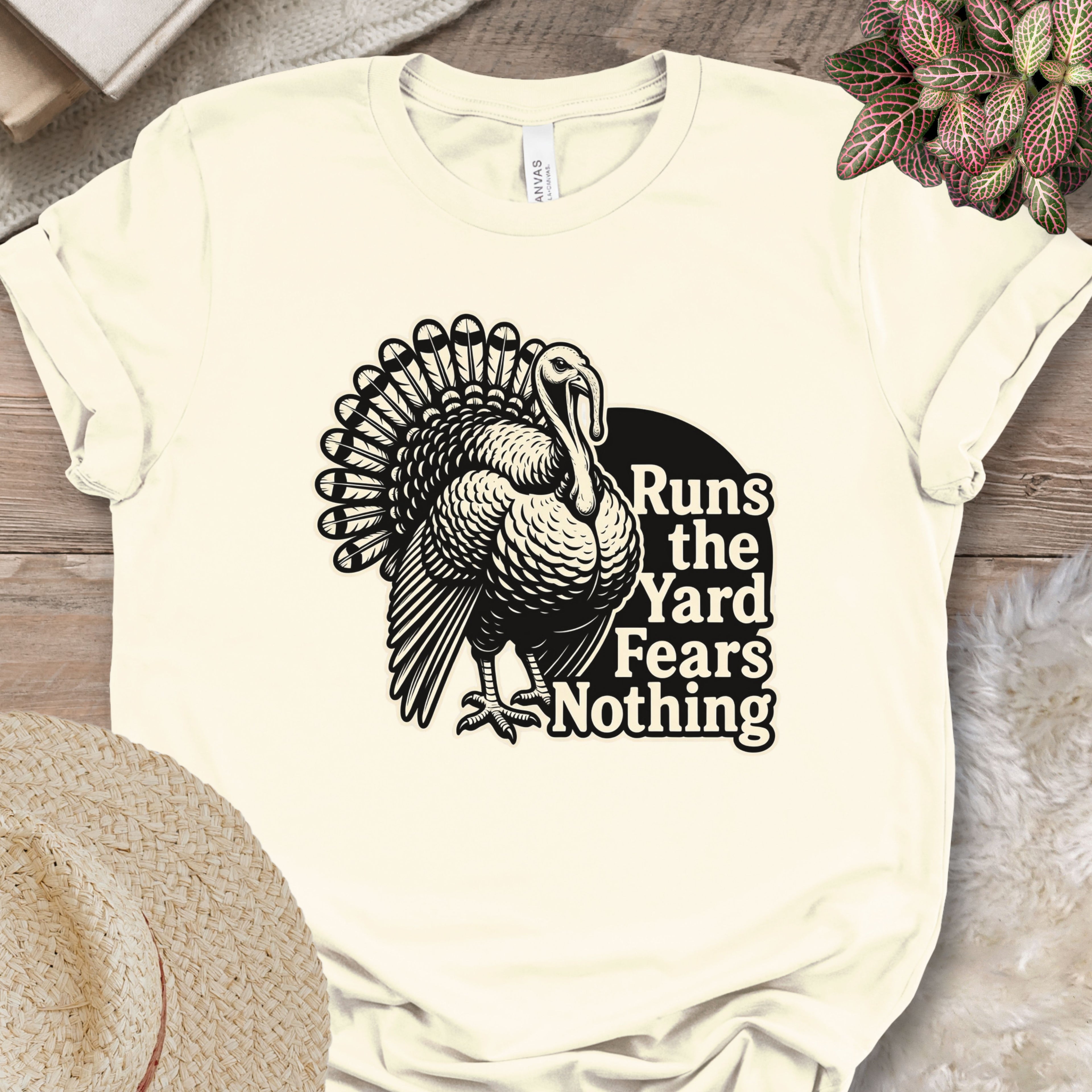 Tough Farmyard Turkey Graphic Shirt