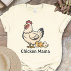 Chicken Mama Farm Illustration T-Shirt