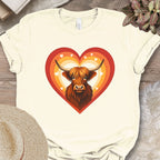 Highland Cow Heart Farm Shirt