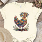 Colorful Chicken Art T-Shirt