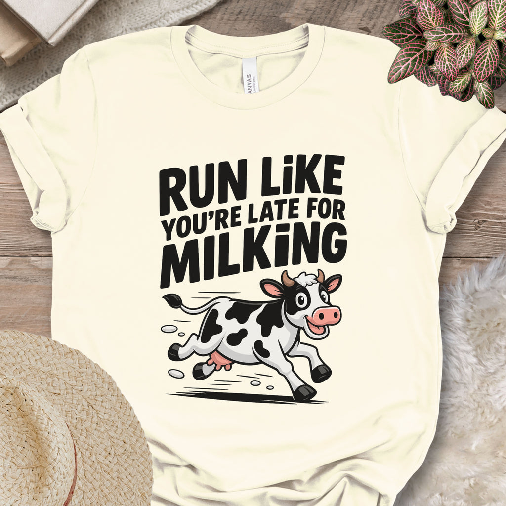 Run Like You’re Late for Milking Tee