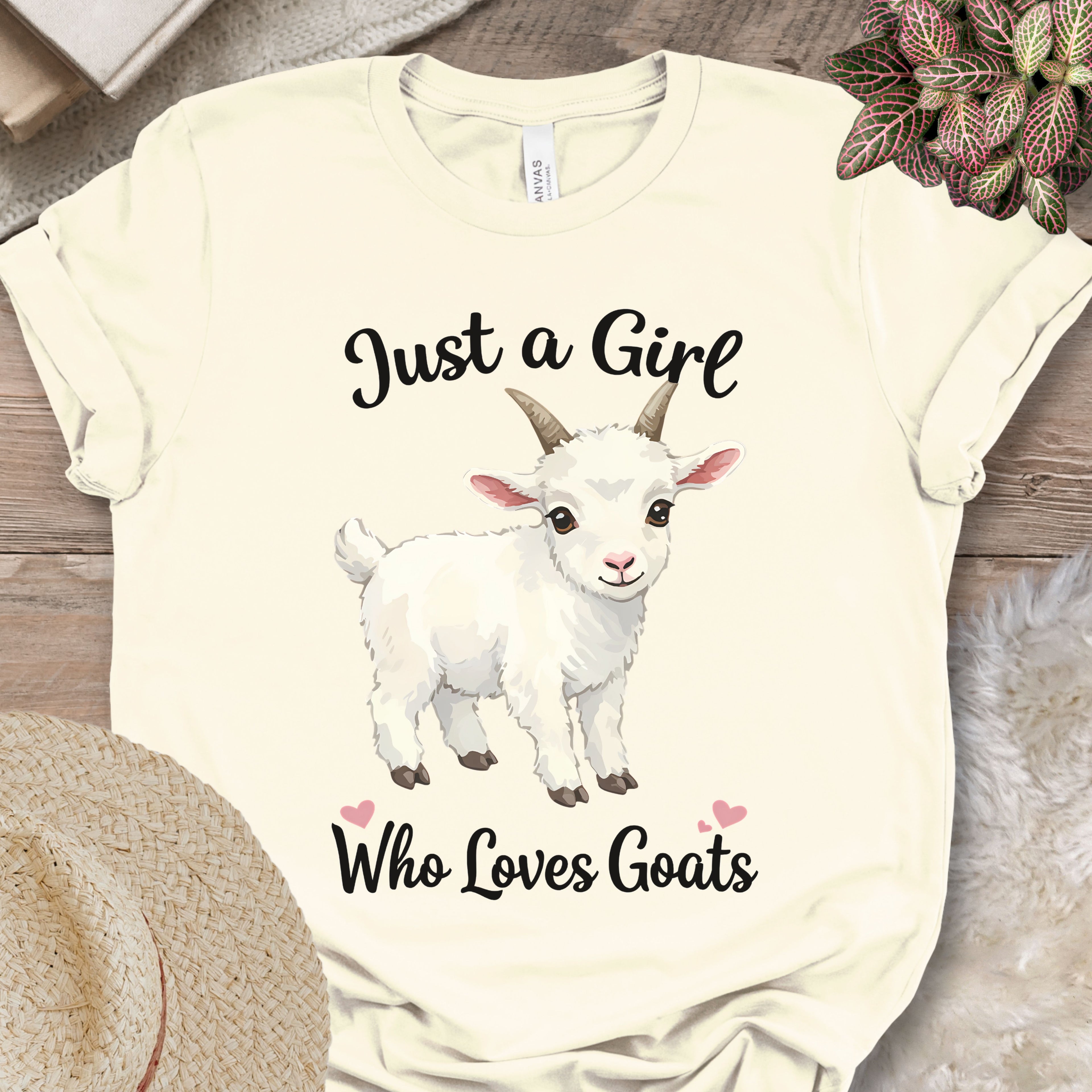 Just a Girl Who Loves Goats Tee