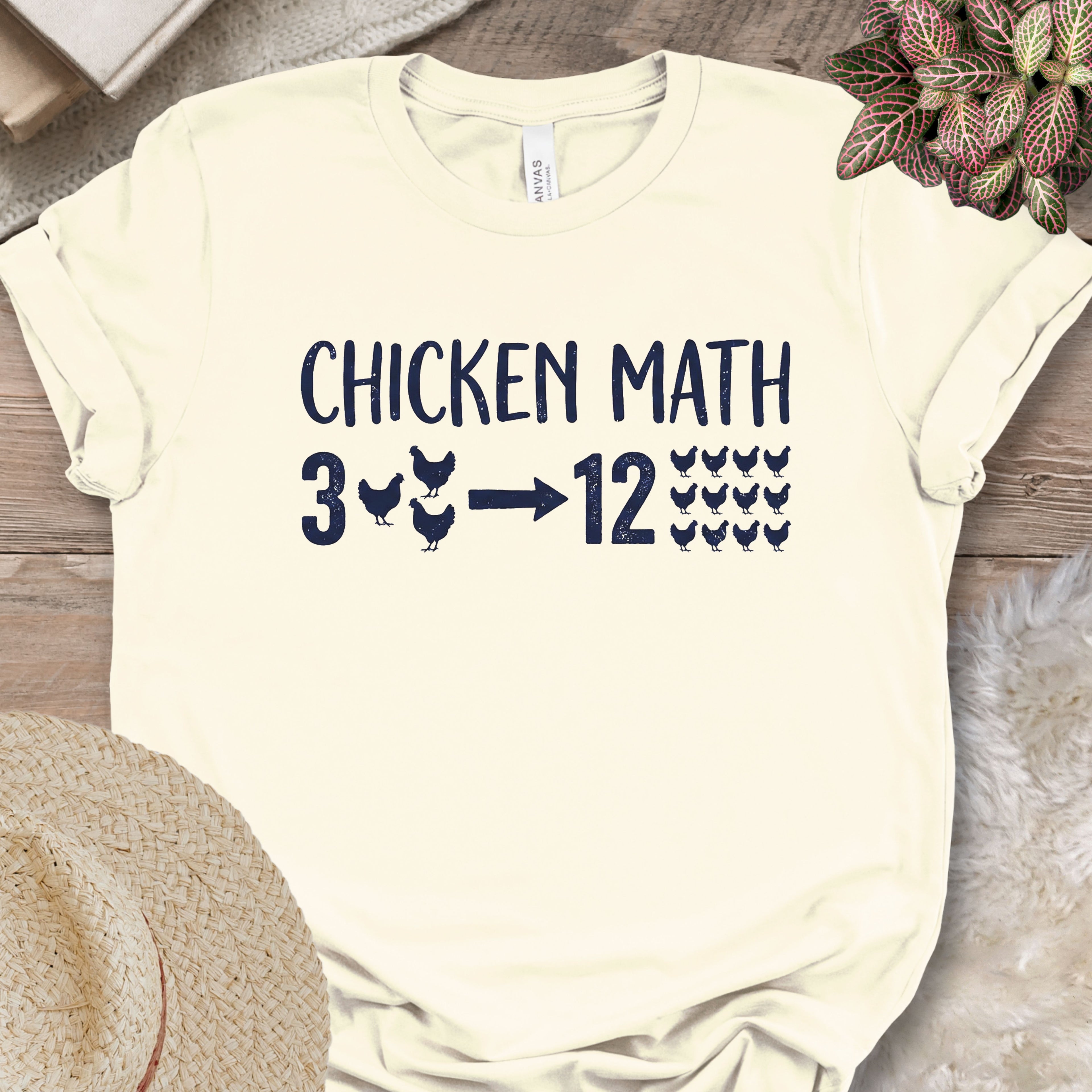 Chicken Keeper Humor Equation T-Shirt