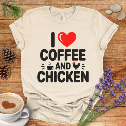 Coffee Fueled Chicken Keeper Tee