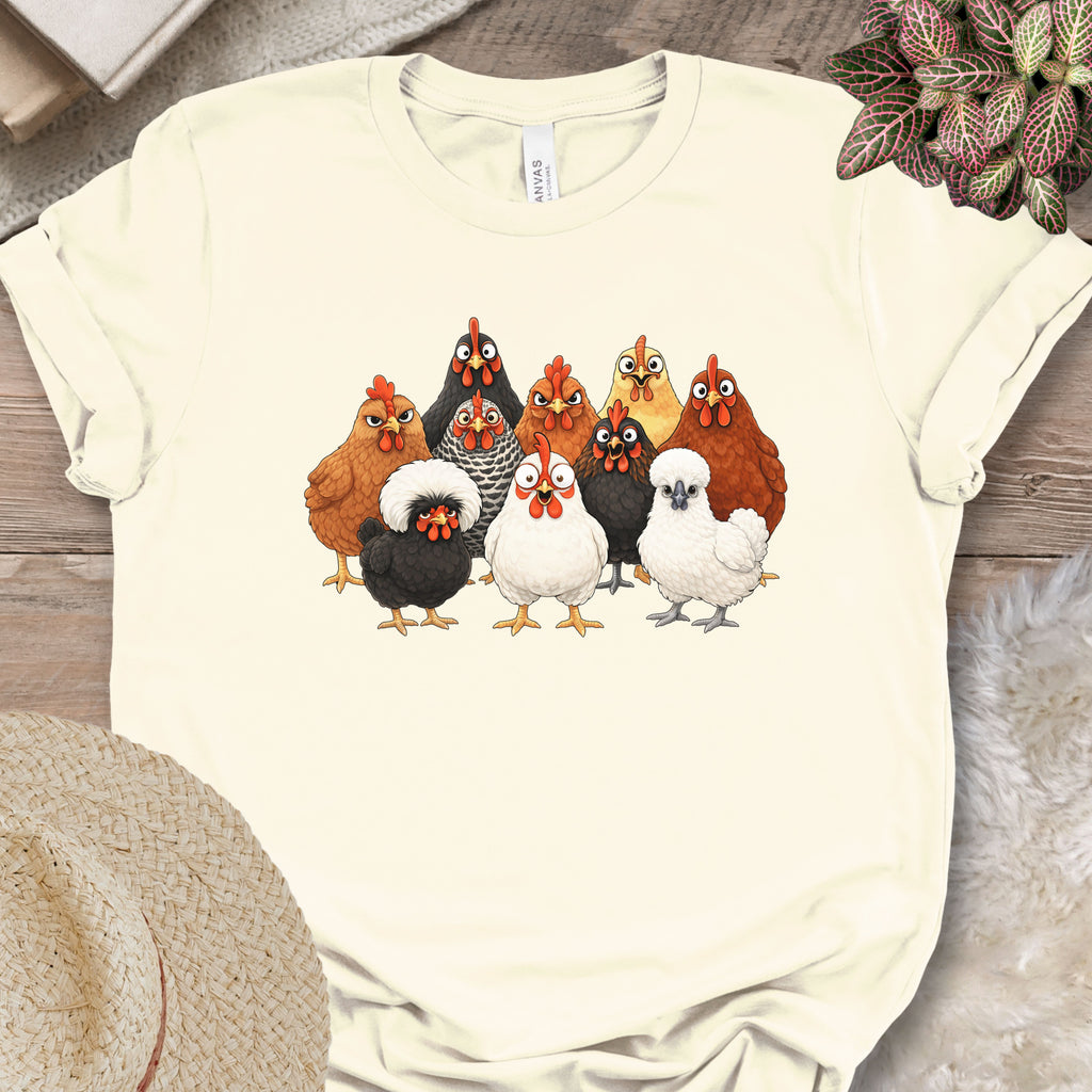 Silly Chicken Breeds Tee