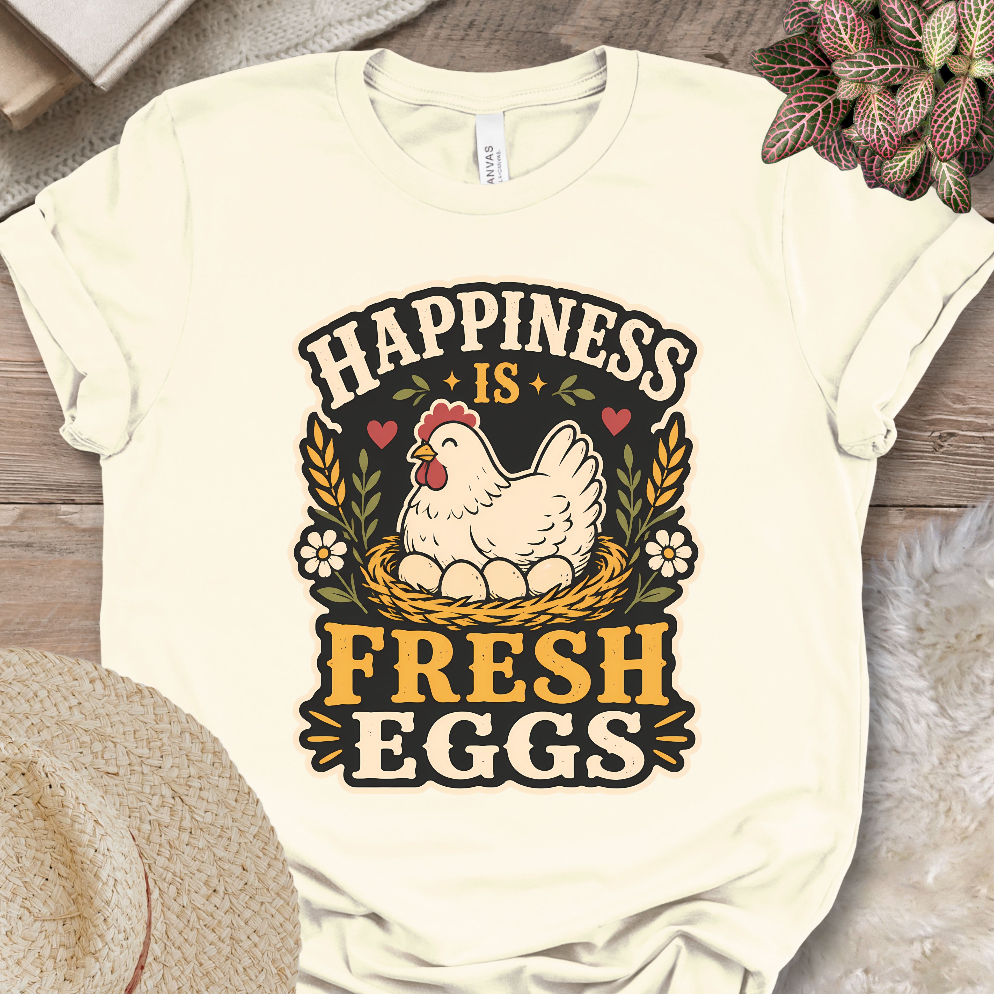 Fresh Eggs Happiness T-Shirt