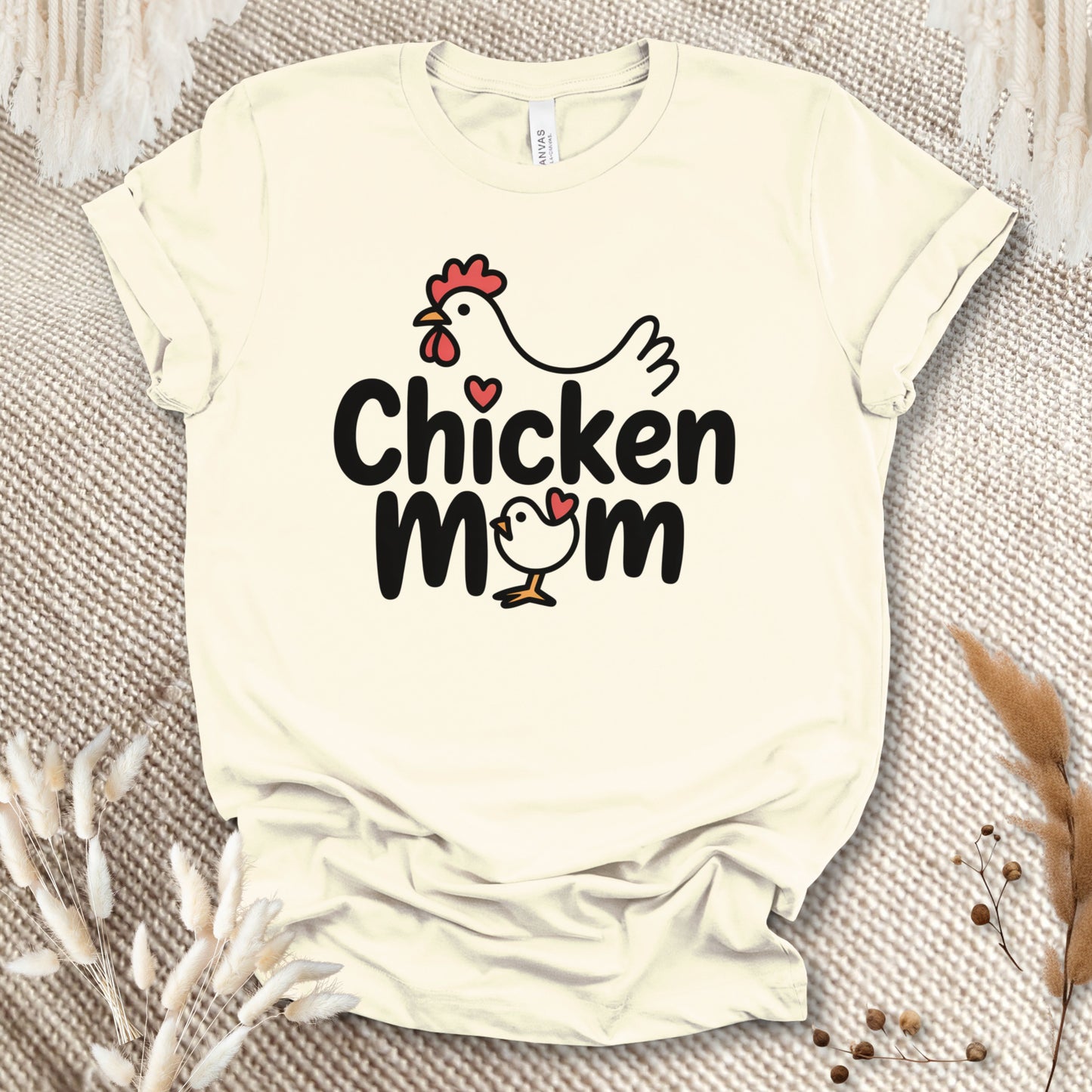 Hen Heart Chicken Mom Shirt