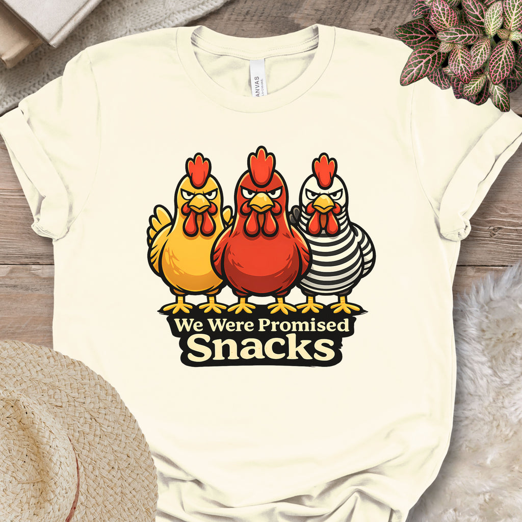 Hungry Chicken Attitude Graphic T-Shirt