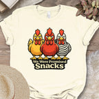 Hungry Chicken Attitude Graphic T-Shirt