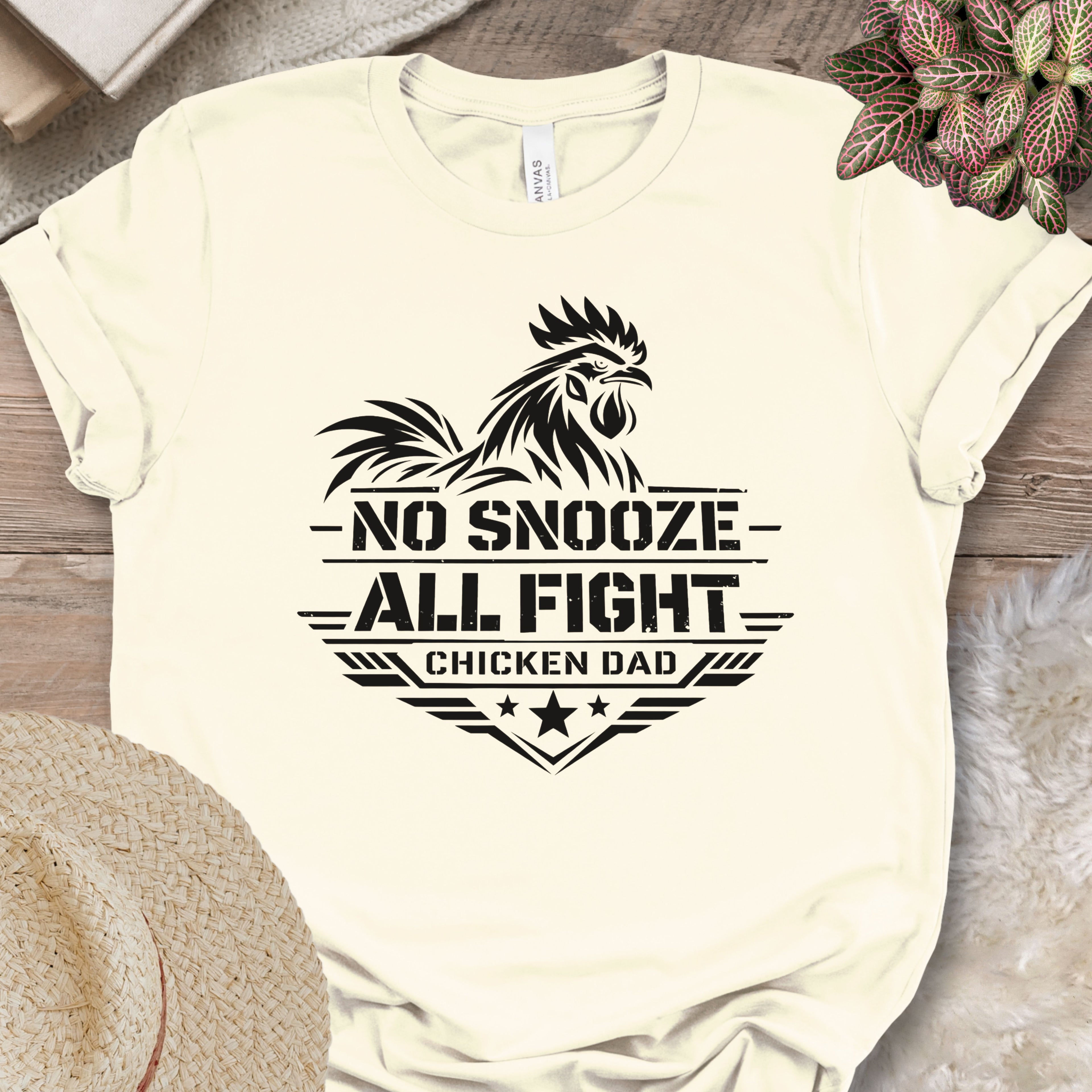 No Snooze Chicken Dad Tee