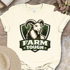 Farm Tough Goat Graphic T-Shirt