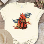 Patriotic Rooster Tee