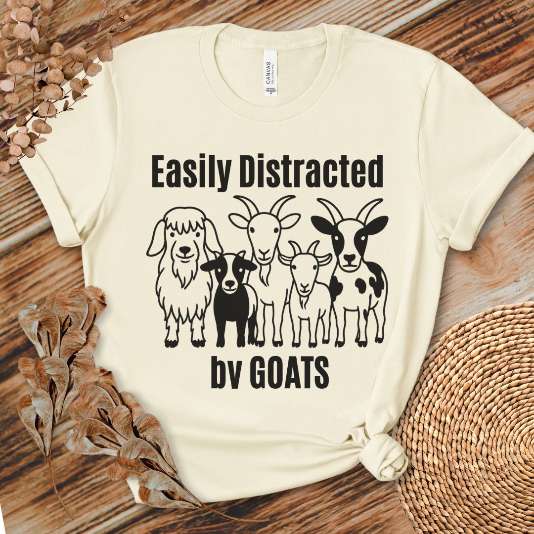 Easily Distracted by Goats Tee