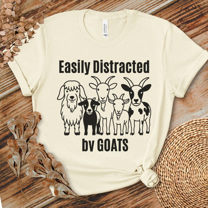 Easily Distracted by Goats Tee