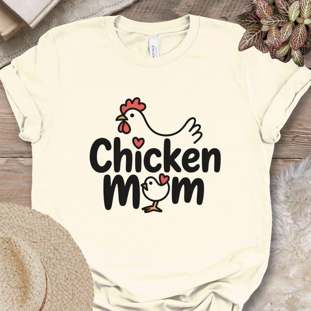 Hen Heart Chicken Mom Shirt