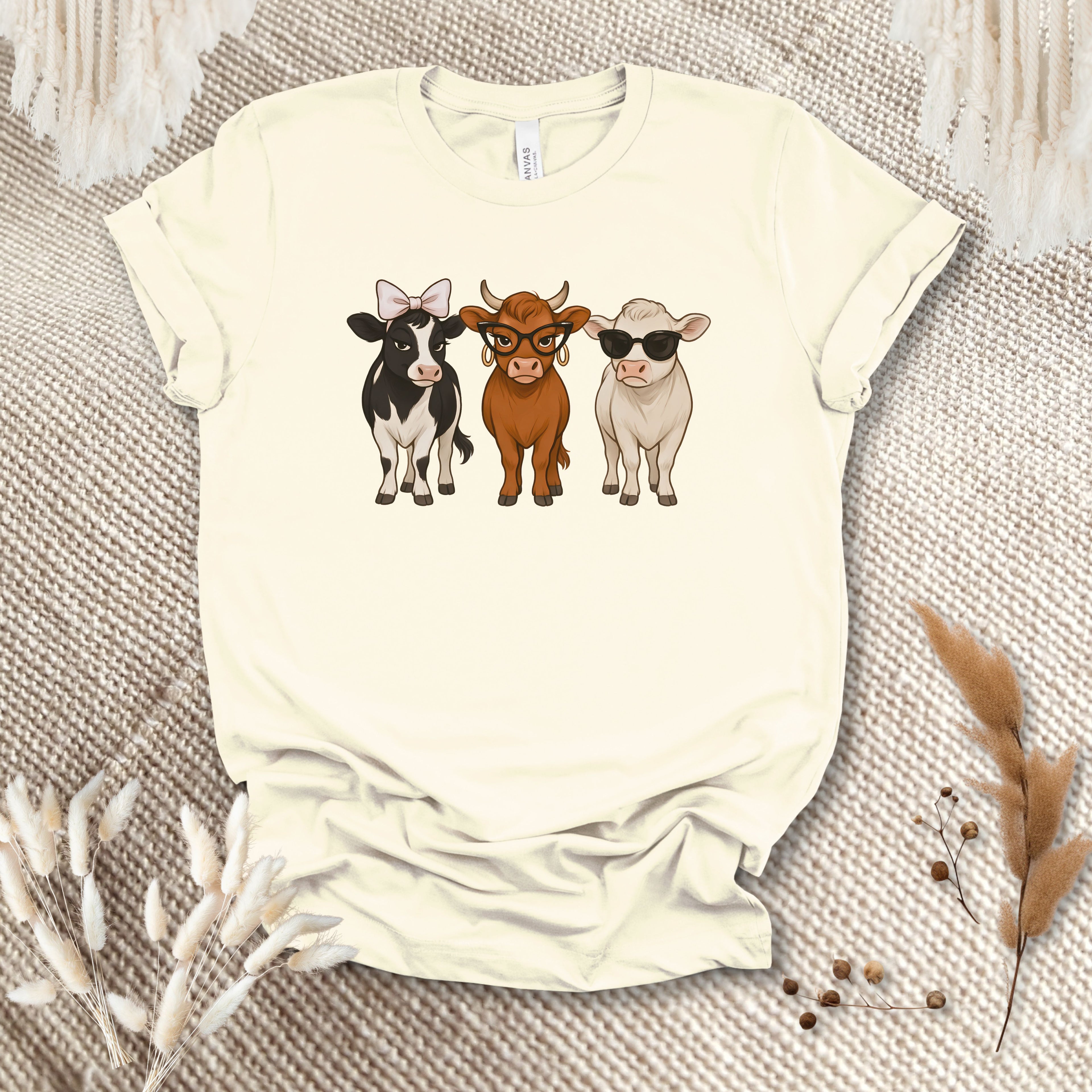 Trendy Cow Trio Tee