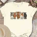 Cow Crew Cartoon Farm Shirt