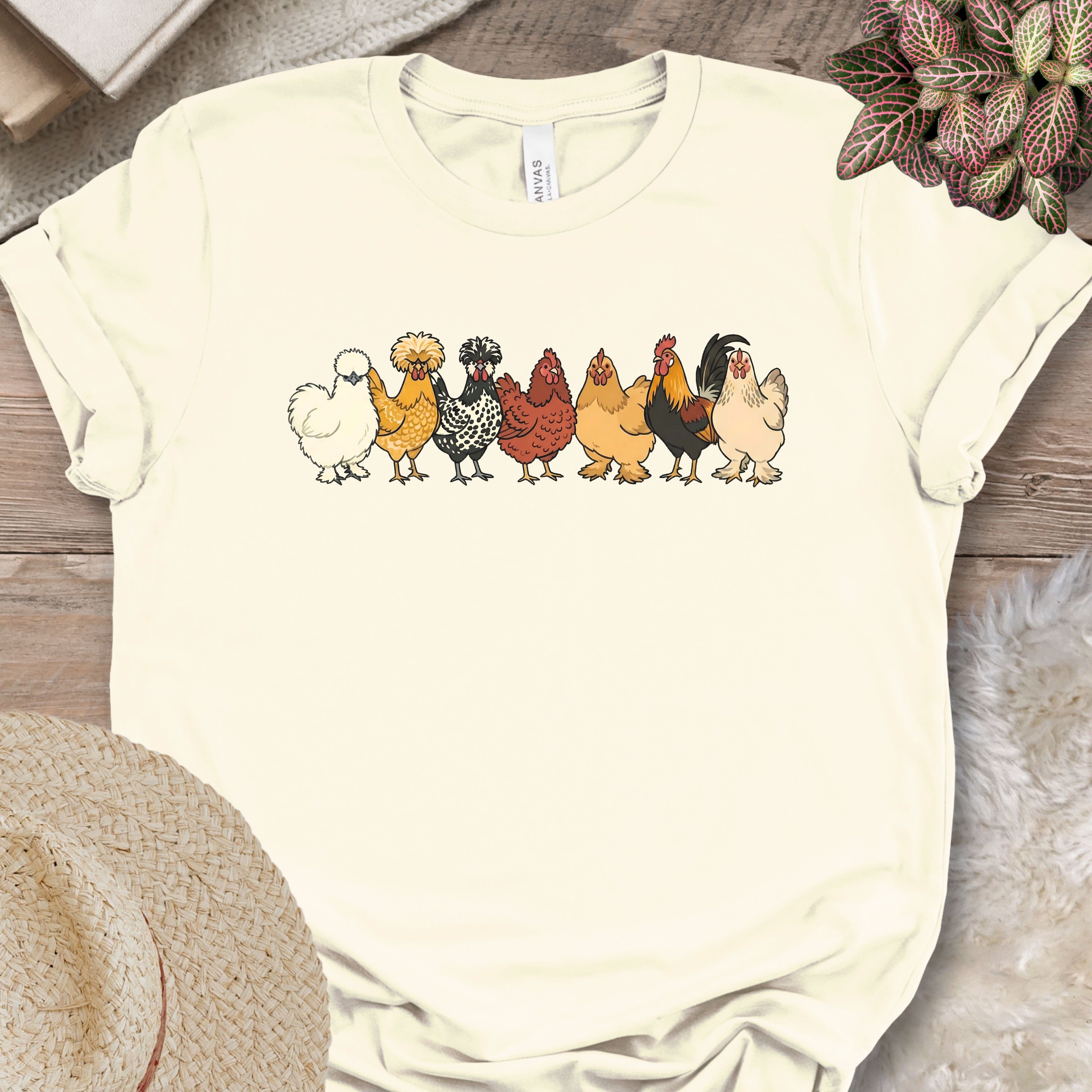 Backyard Chicken Variety Lineup T-Shirt
