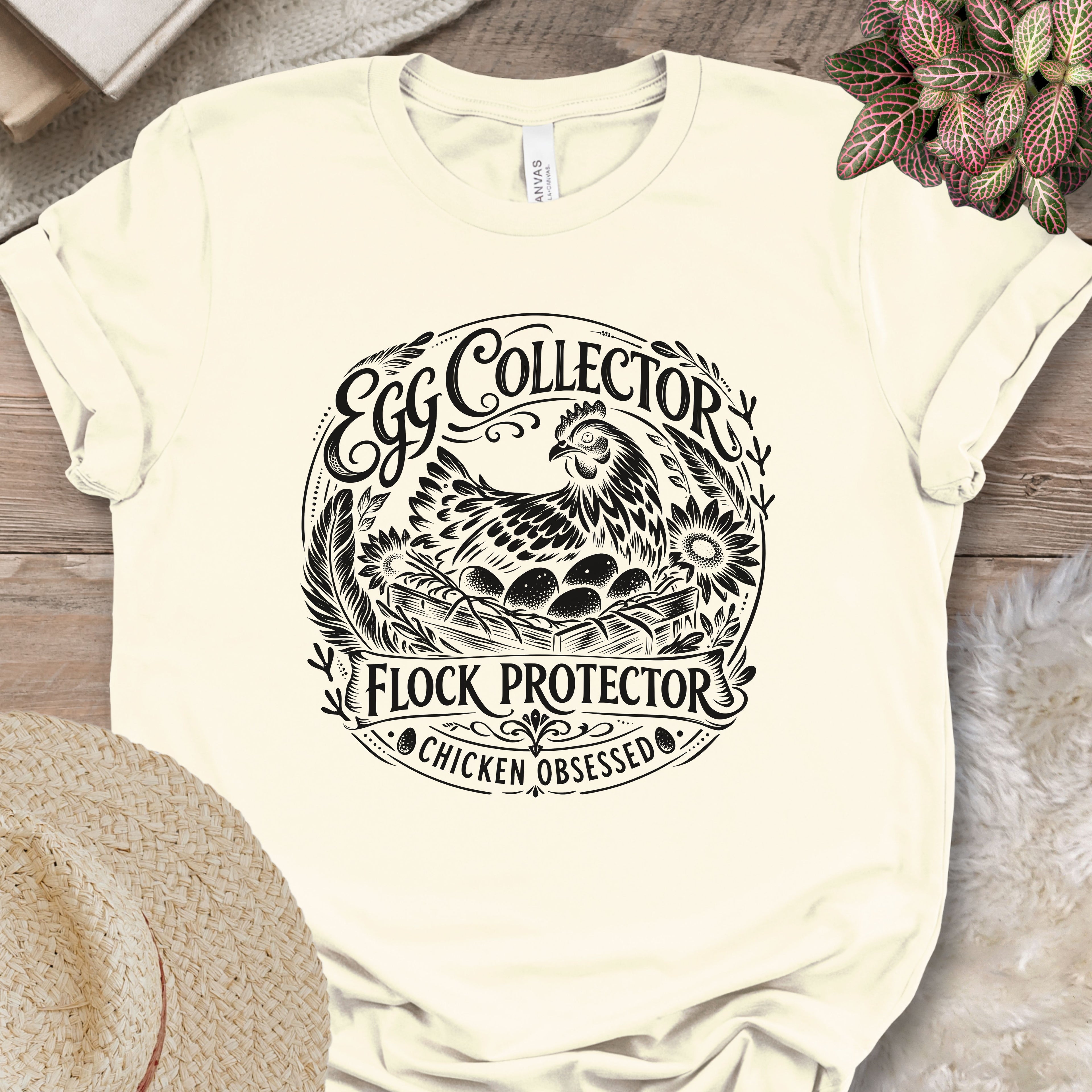 Egg Collector Flock Protector Tee