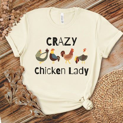 Crazy Chicken Lady T-shirt