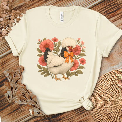 Floral Polish Chicken Shirt
