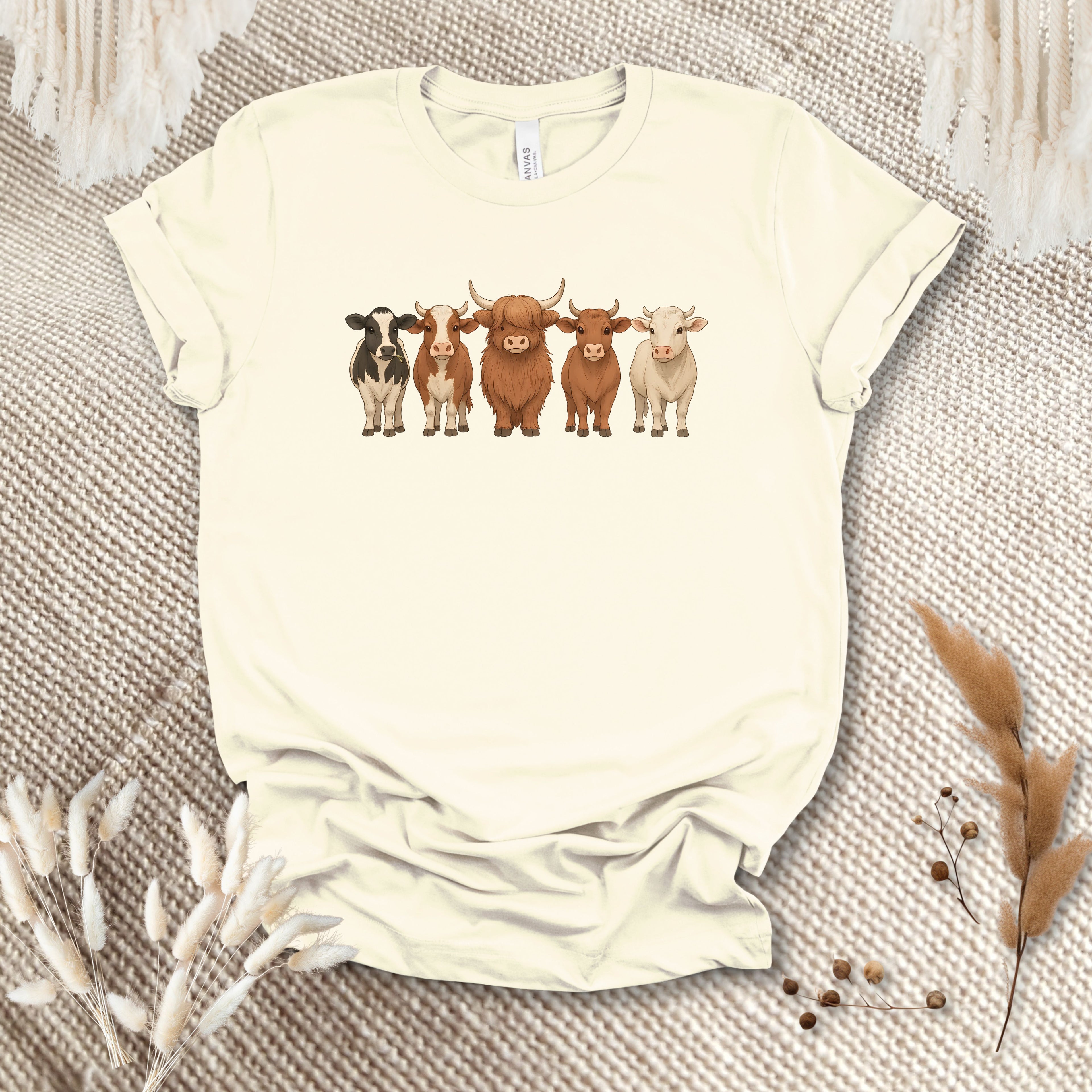 Five Cows Lineup Tee