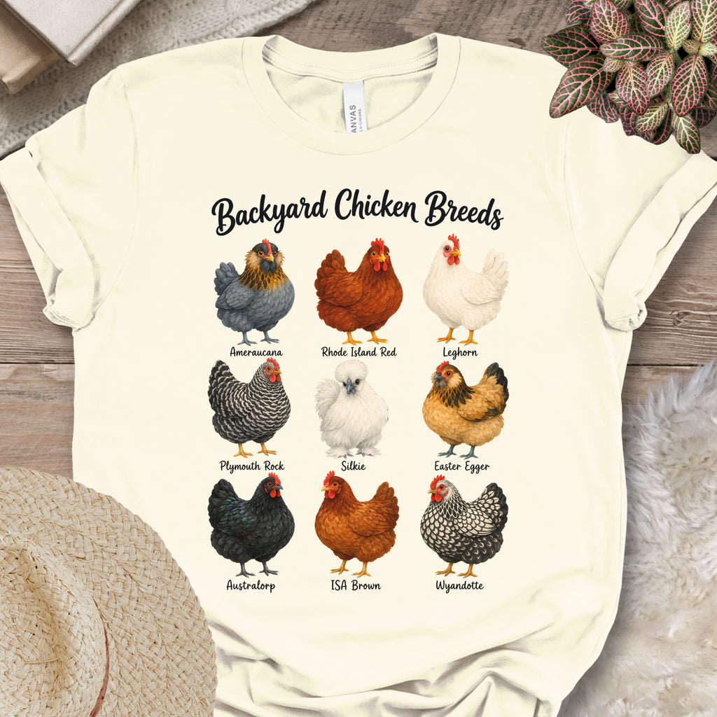 Backyard Hen Breeds T-Shirt