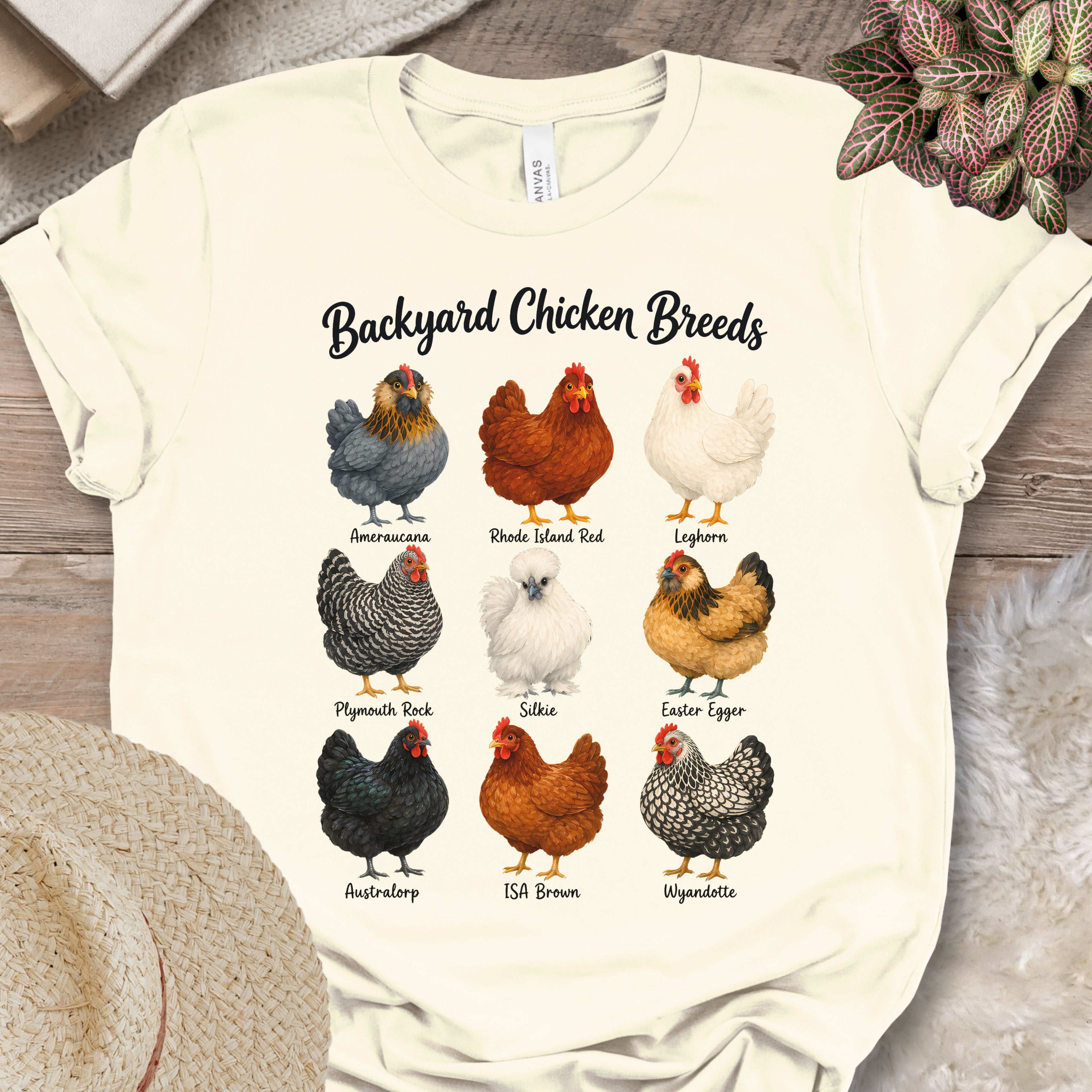 Backyard Hen Breeds T-Shirt