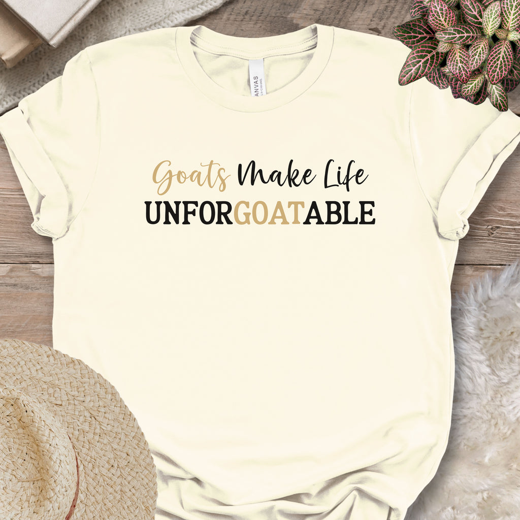 UnforGOATable Goat Tee