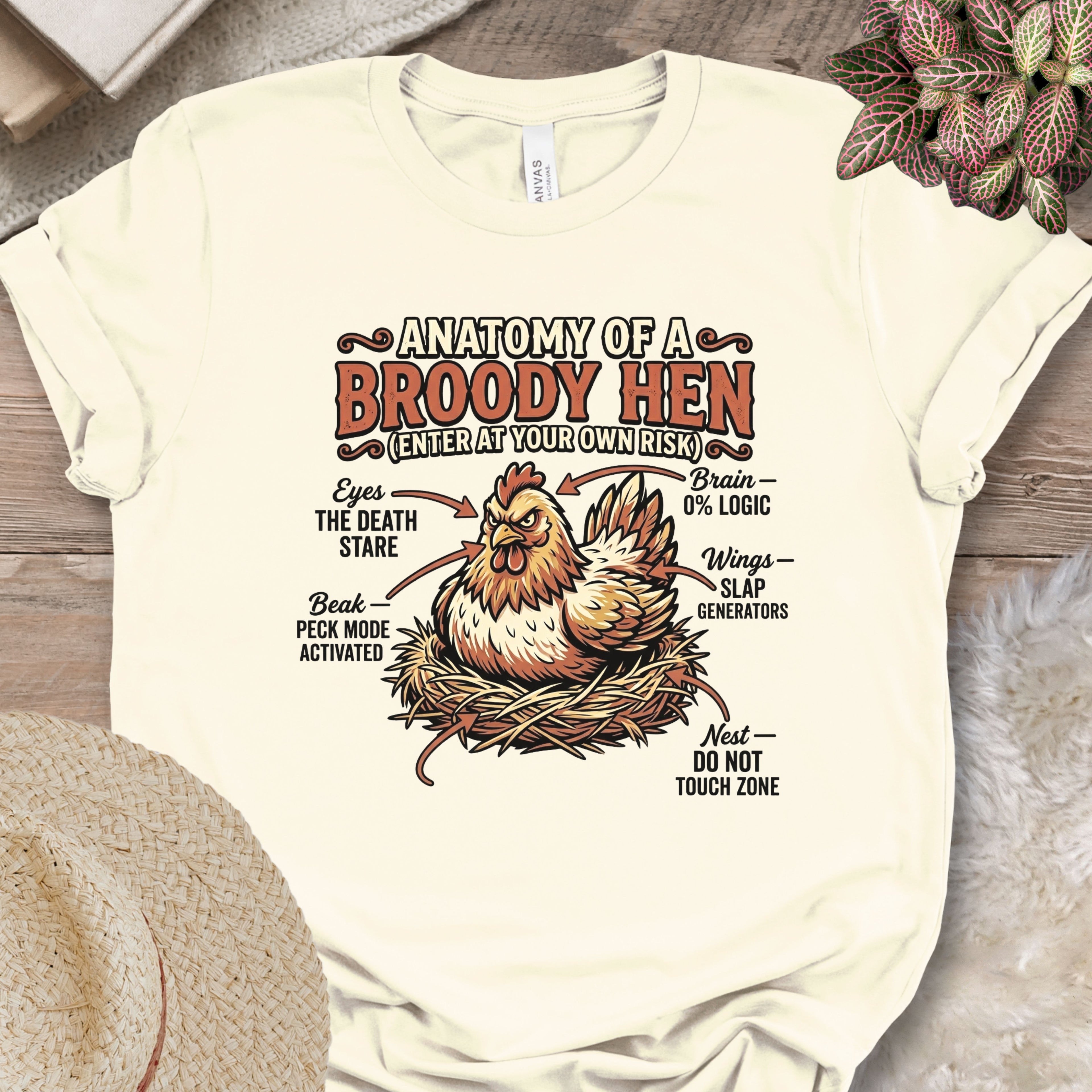 Broody Hen Anatomy T-Shirt