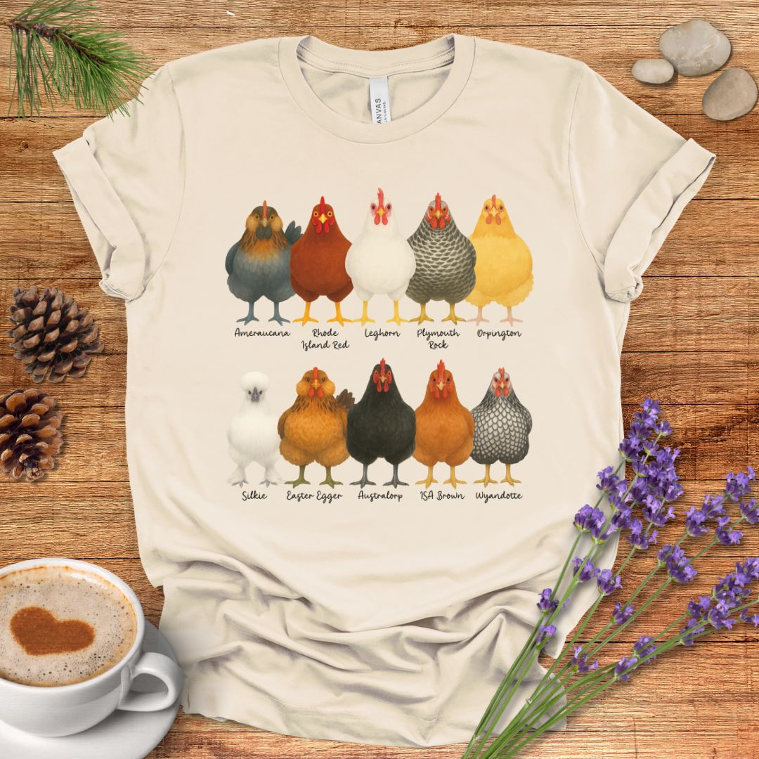 Fancy Chicken Breeds T-Shirt
