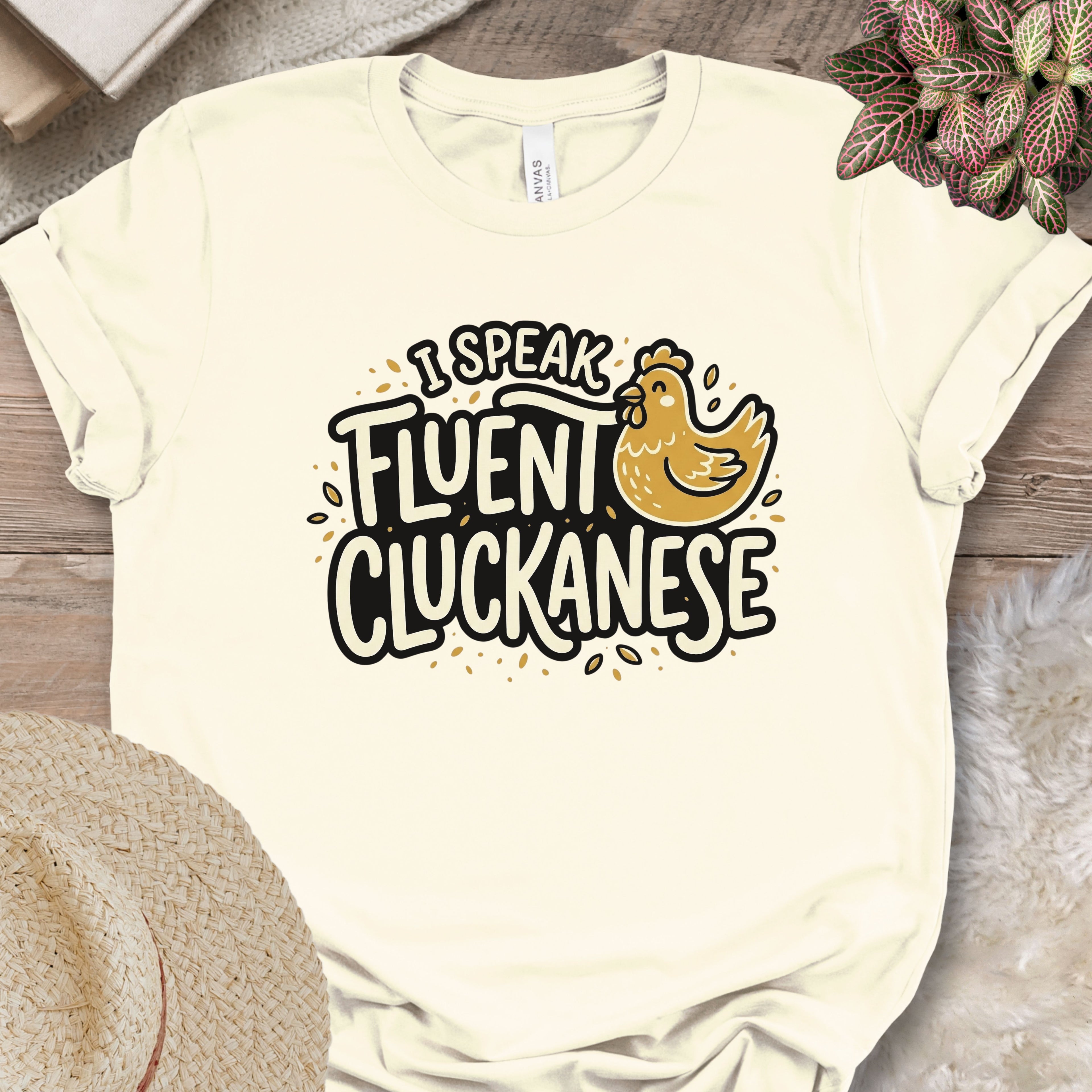 Fluent Cluckanese Chicken Shirt