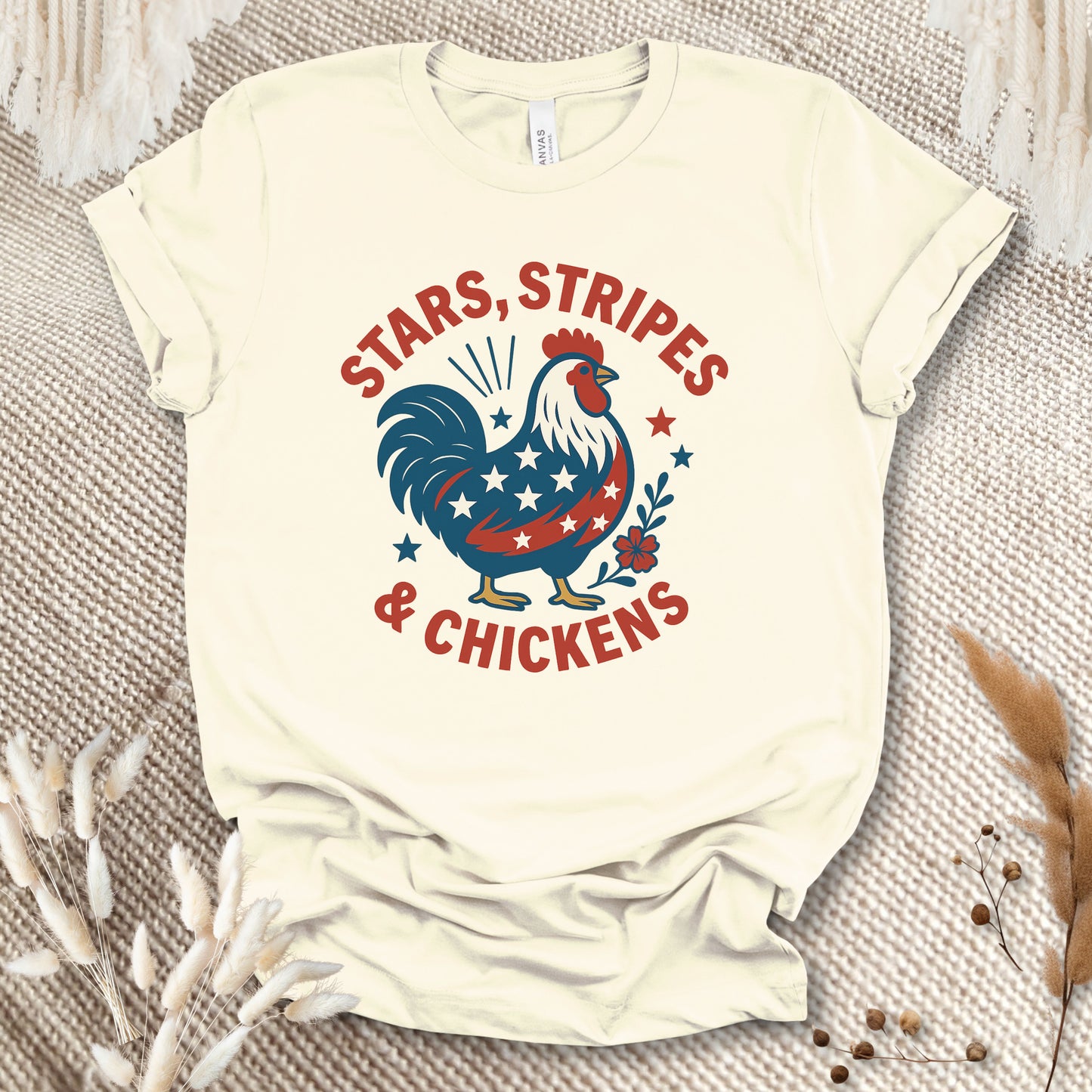 Stars Stripes Chickens Shirt