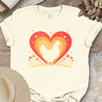 Heart Silhouette Chicken Farm Shirt