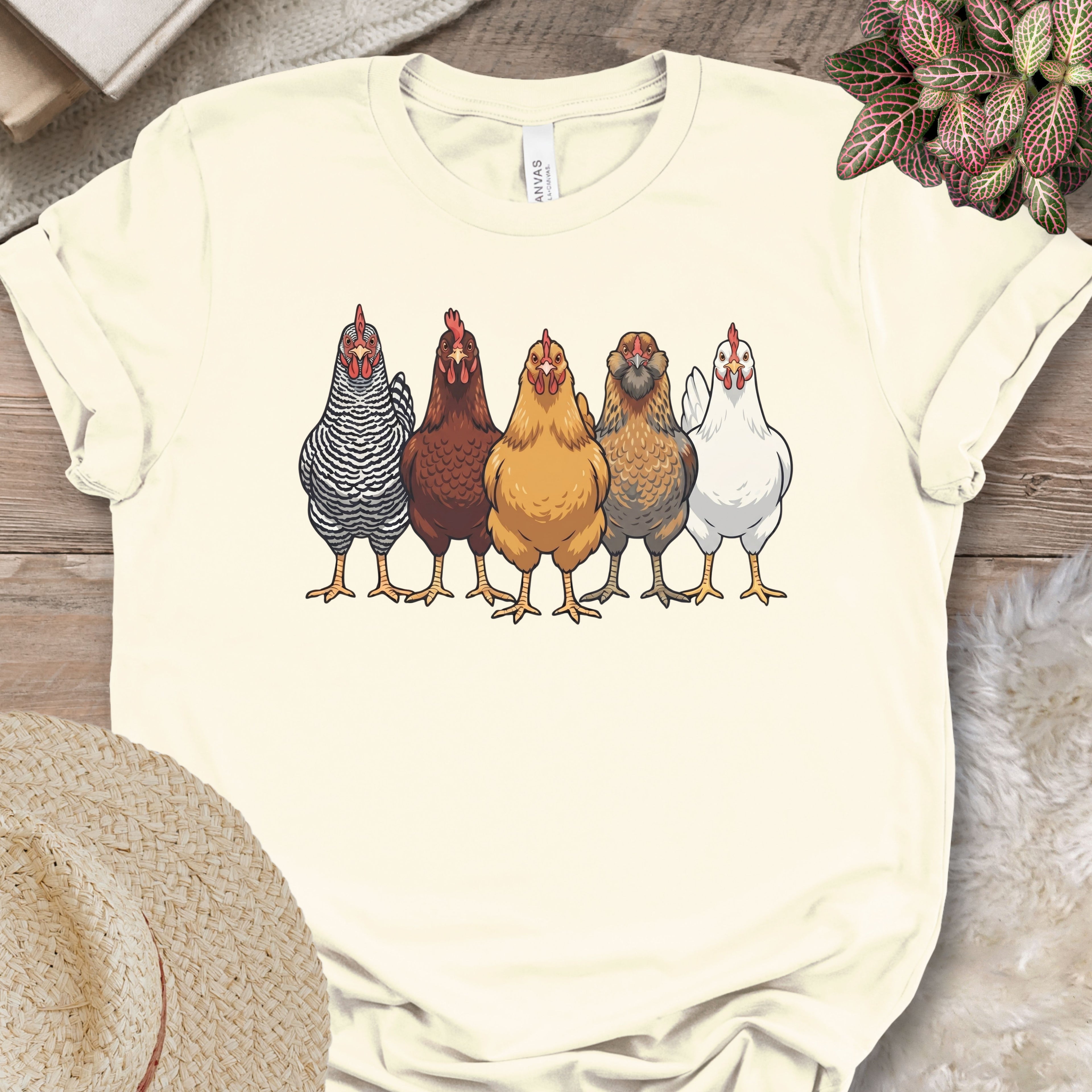 Heritage Chicken Breeds Lineup Shirt