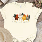 Rooster Roster Chicken T-Shirt